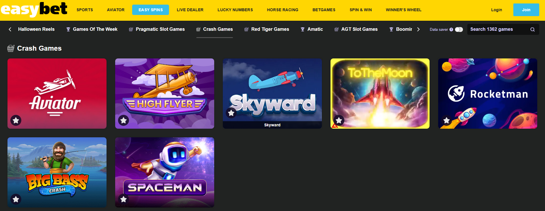 EasyBet Crash Games